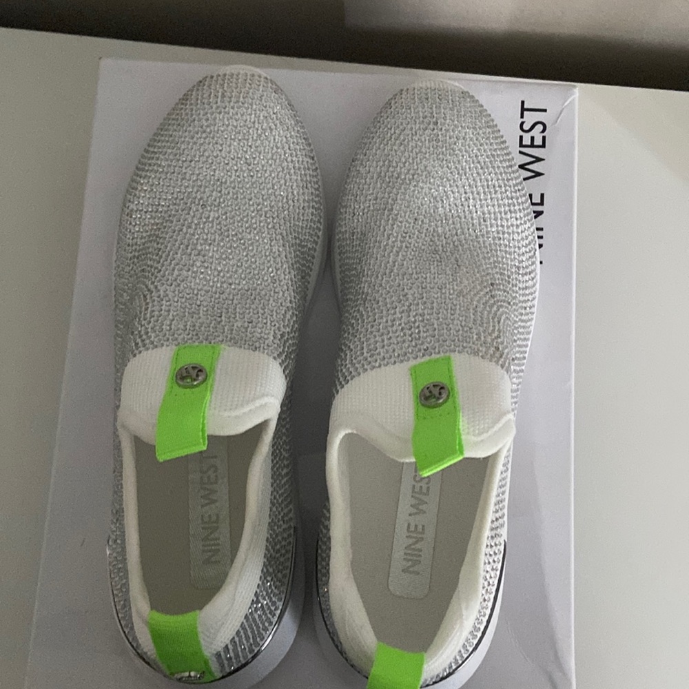 Sparkle slip ons